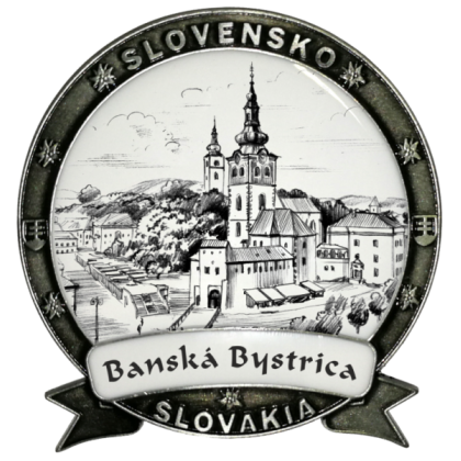 Magnetka Banská Bystrica 01 Dekokov strieborná