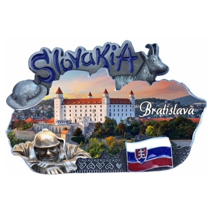 Magnetka mapa Bratislava 01