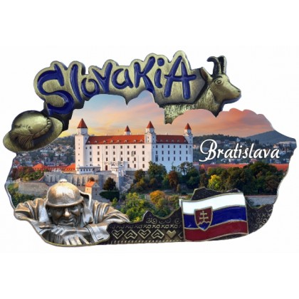 Magnetka mapa Bratislava 01
