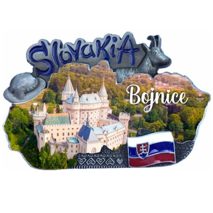 Magnetka mapa Bojnice 02