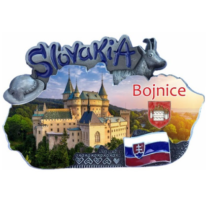 Magnetka mapa Bojnice 03