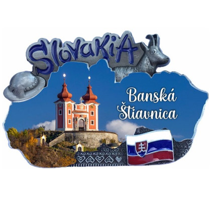 Magnetka mapa Banská Štiavnica 01