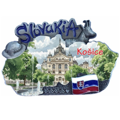 Magnetka mapa Košice 02