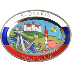 Suvenír tanier ovál Bratislava 3