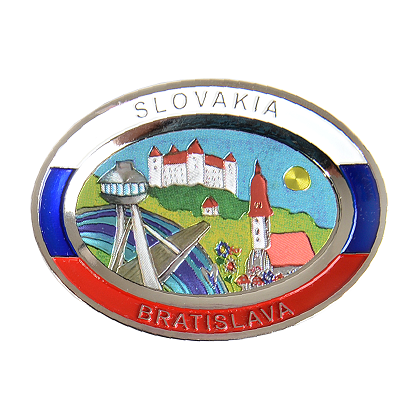 Suvenír tanier ovál Bratislava 3