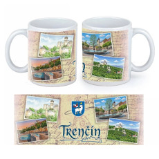 Suvenír šálka Trenčín 01