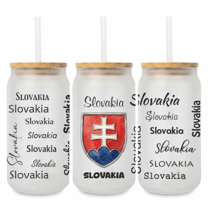 Pohár so slamkou Slovakia