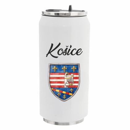 Termoska so slamkou Košice erb