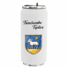 Termoska so slamkou Trenčianske Teplice erb
