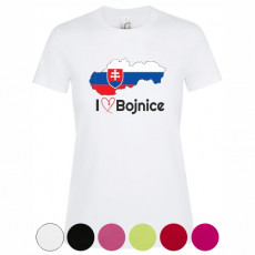 Tričko I Love Košice mapa pánske