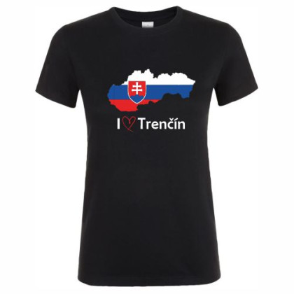 Tričko Trenčín mapa dámske