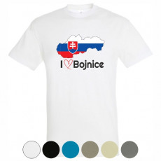 Tričko I Love Košice mapa pánske