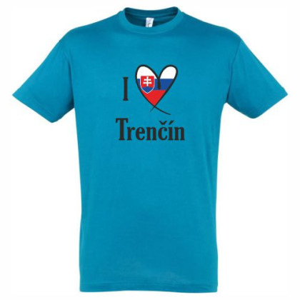 Tričko I Love Trenčín pánske