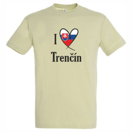 Tričko I Love Trenčín pánske